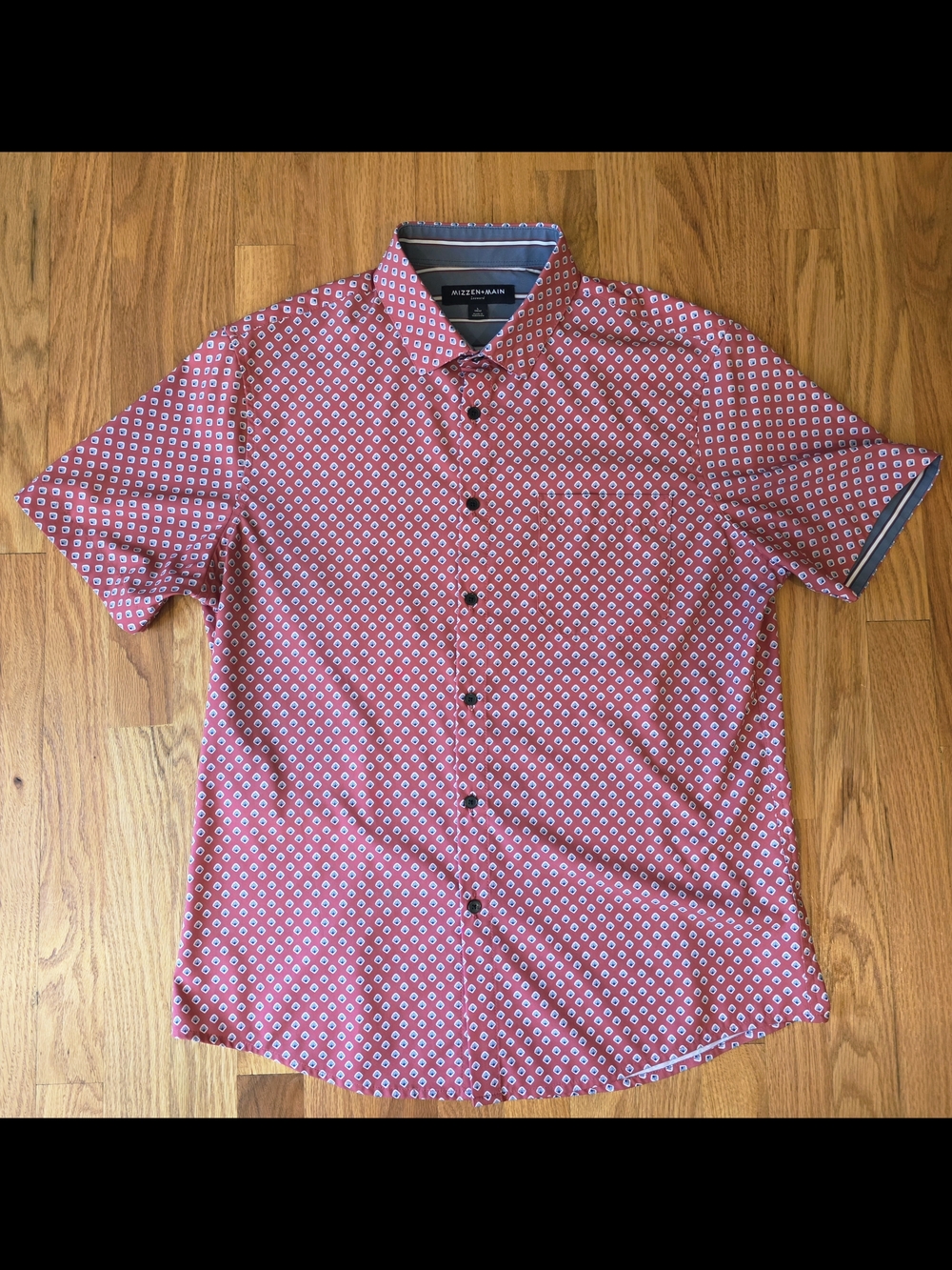 Mizzen+Main Leeward Short-Sleeve Button-Down Shirt